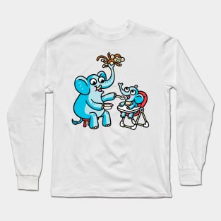 feeding the baby Long Sleeve T-Shirt